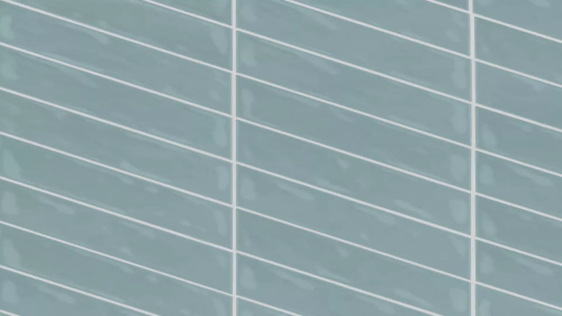 Sorrento 2.5" X 10" Right Chevron Ceramic Wall Tile In Celeste material