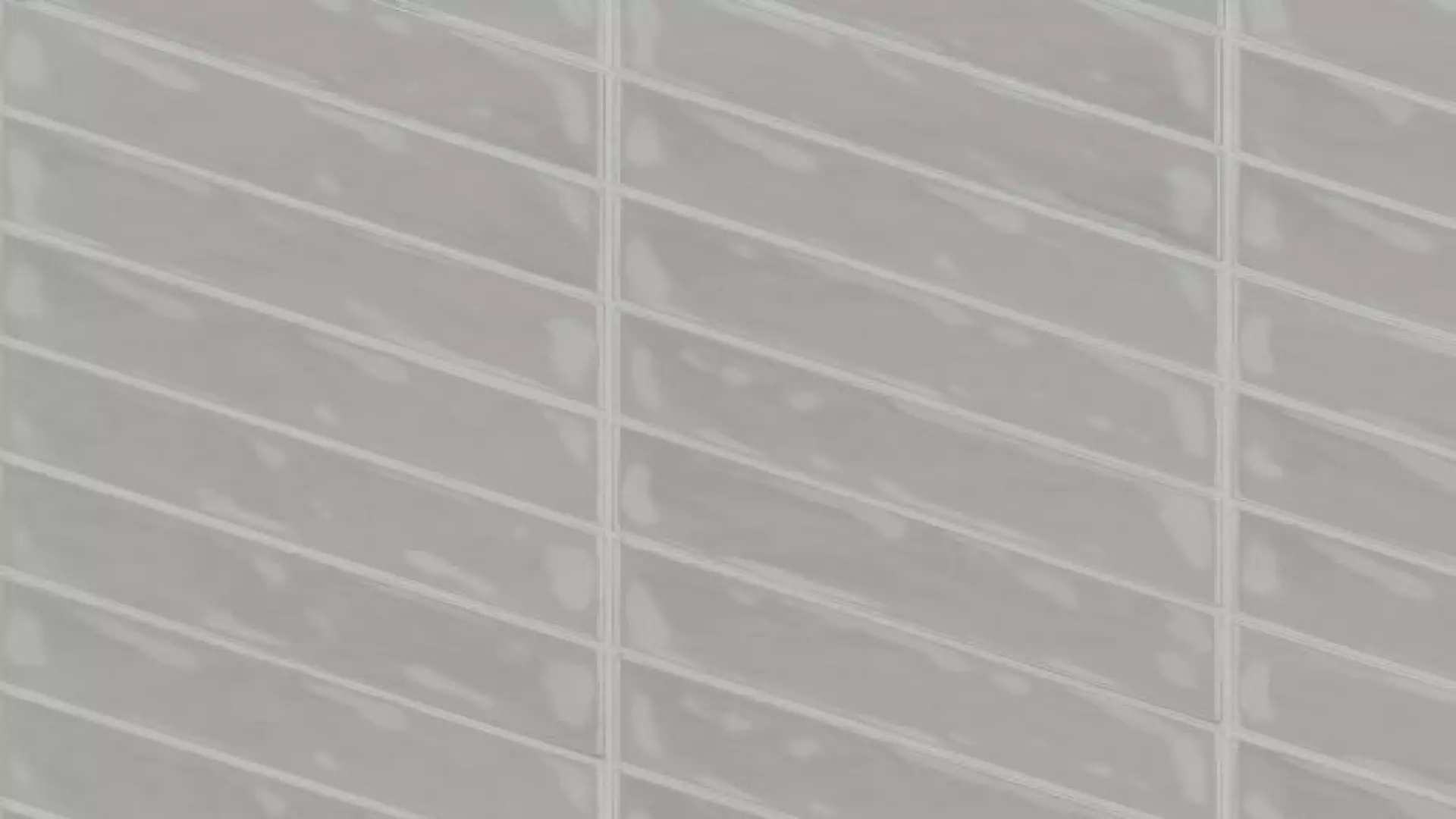 Sorrento 2.5" X 10" Right Chevron Glossy Ceramic Wall Tile In Grigio material