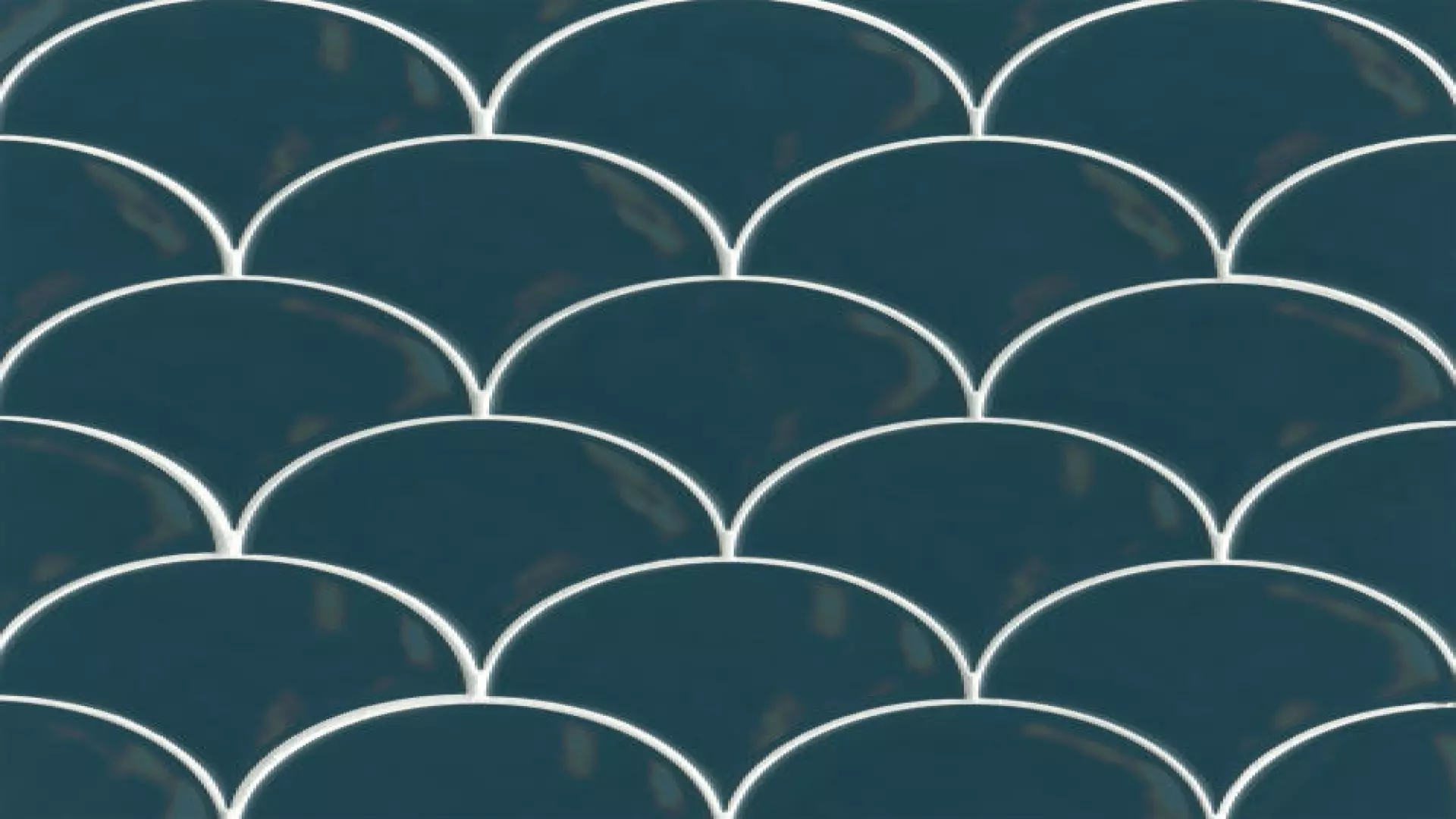 Sorrento 6" X 7" Wave Ceramic Wall Tile In Azzurro material