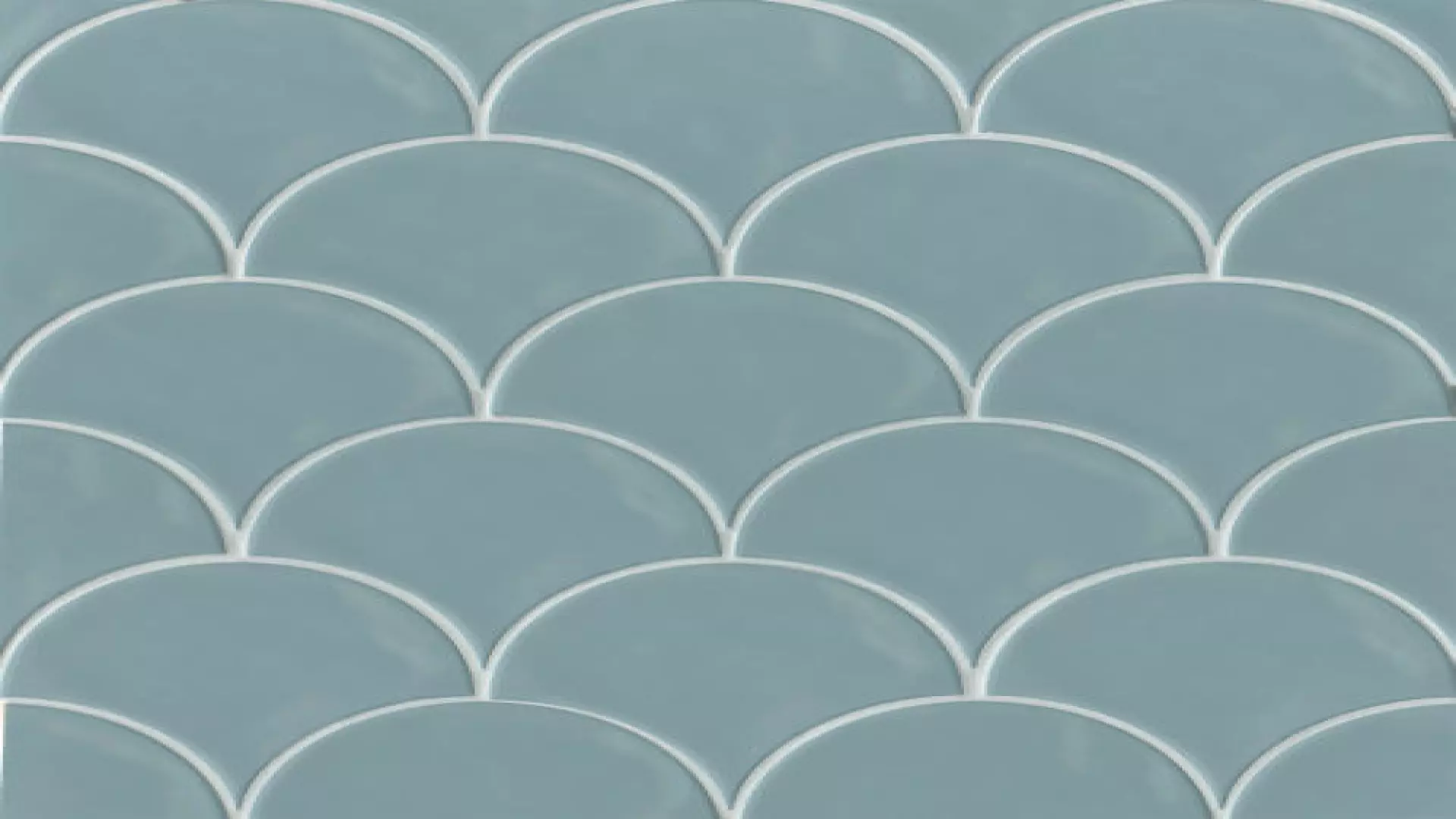 Sorrento 6" X 7" Wave Ceramic Wall Tile In Celeste material