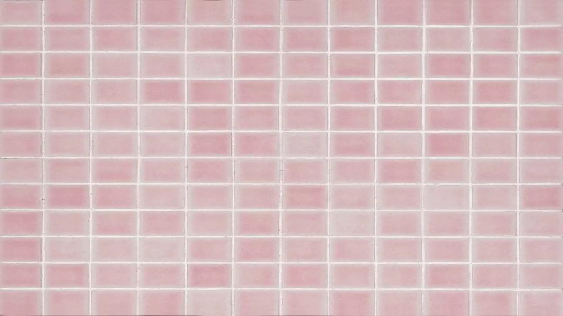 True 1" X 1" Floor & Wall Mosaic In Pink material