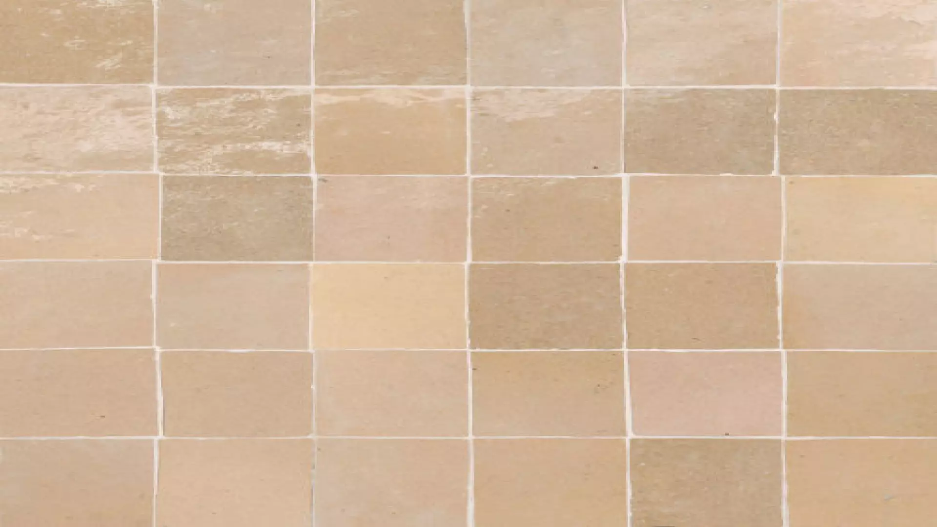 Zagora 2" X 2" Glossy Zellige Mosaic Tile In Ivoire material