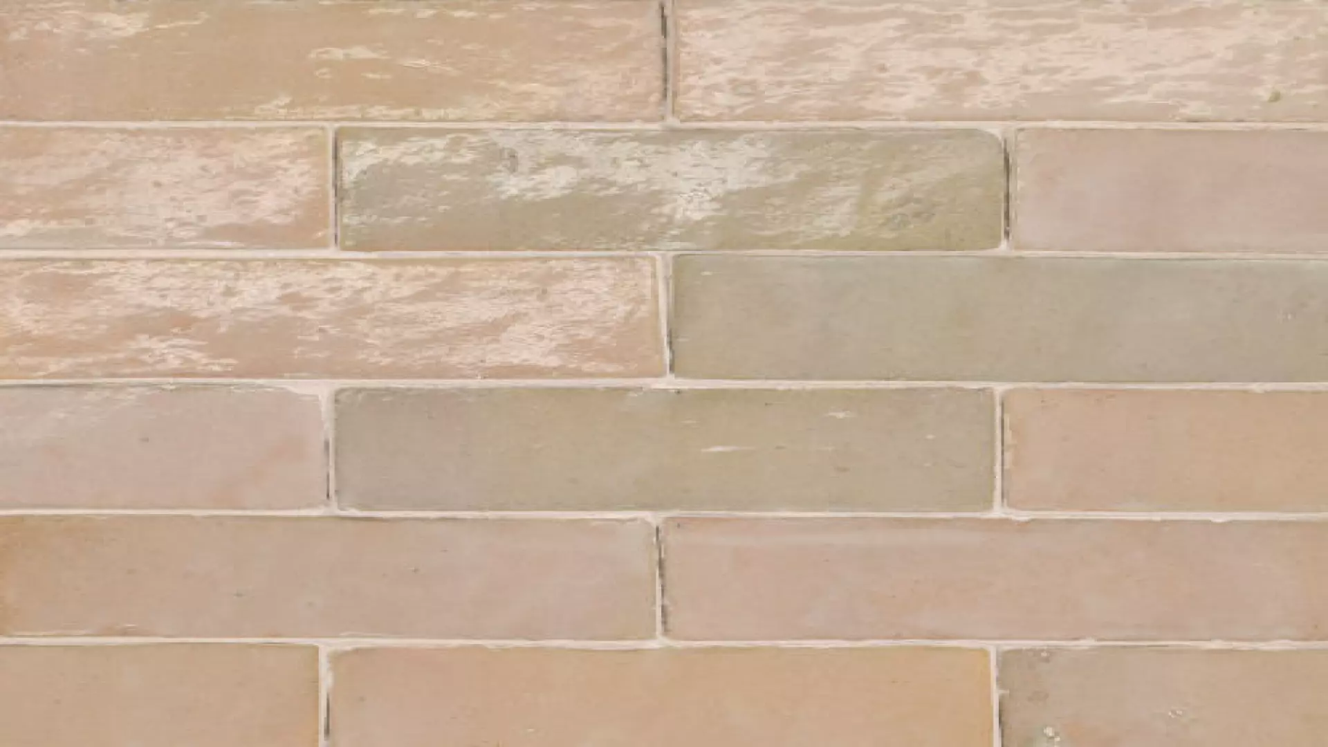 Zagora 2" X 6" Glossy Zellige Field Tile In Ivoire material