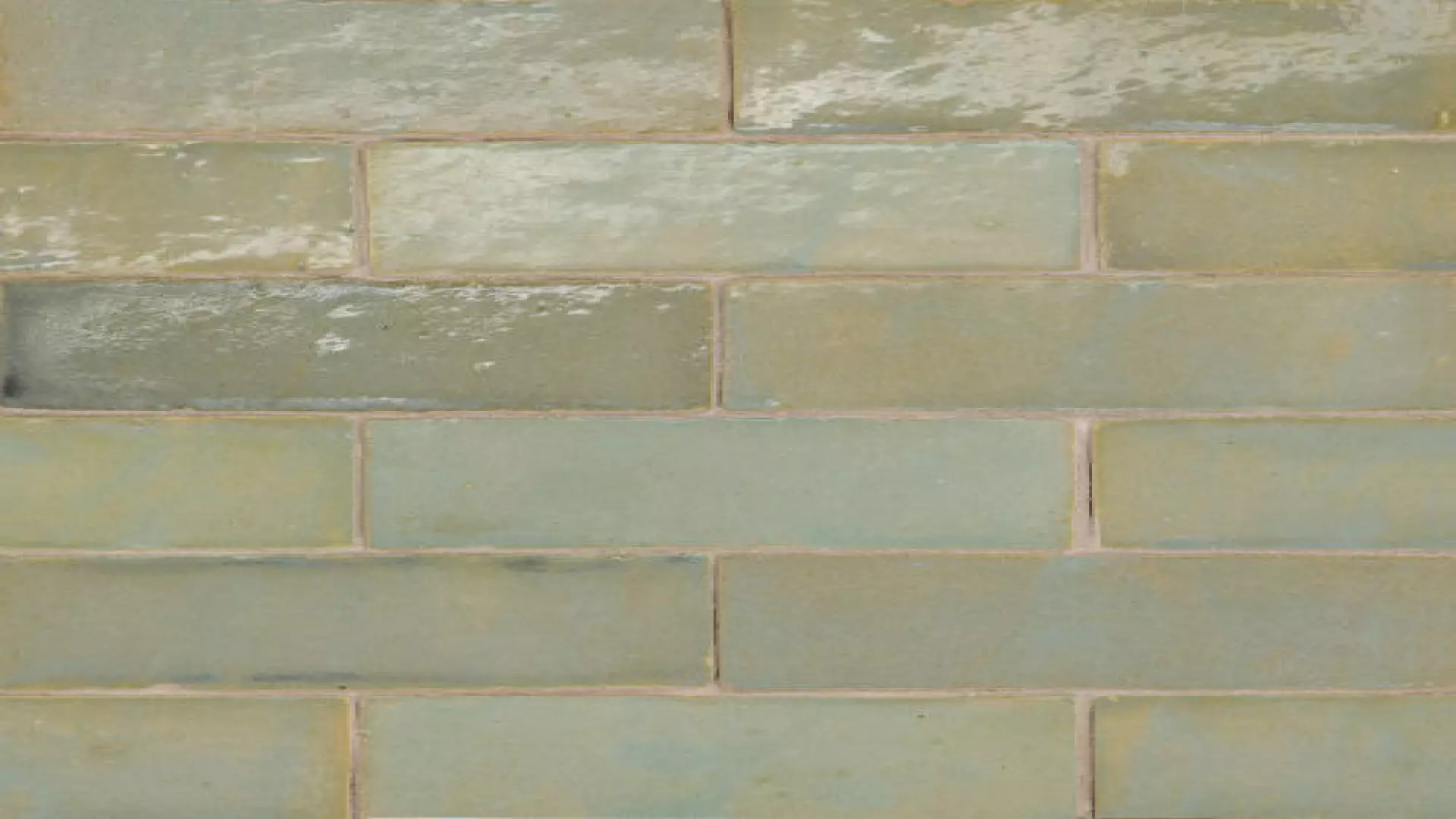 Zagora 2" X 6" Glossy Zellige Field Tile In Vert Gris material