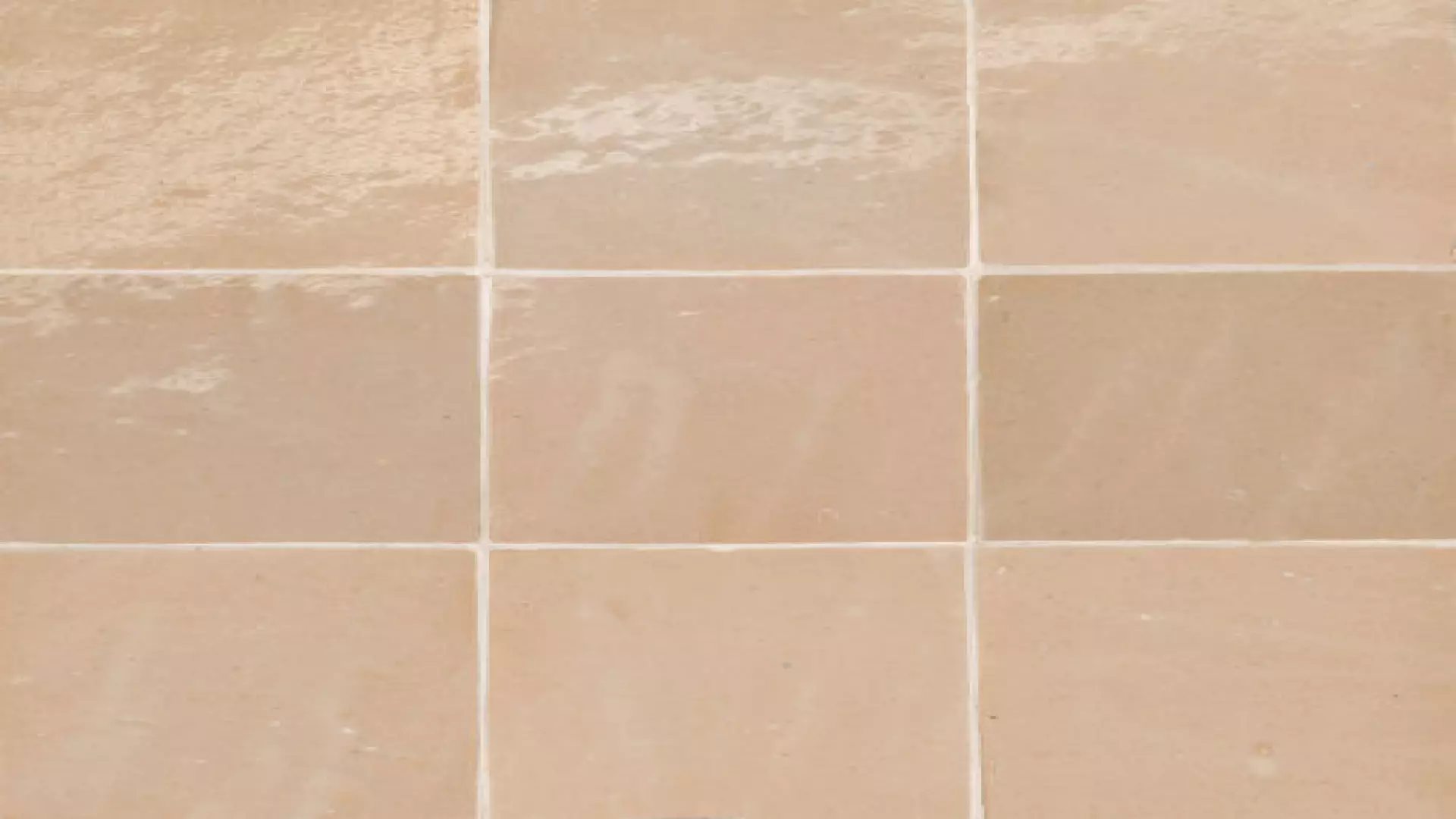 Zagora 4" X 4" Glossy Zellige Field Tile In Ivoire material