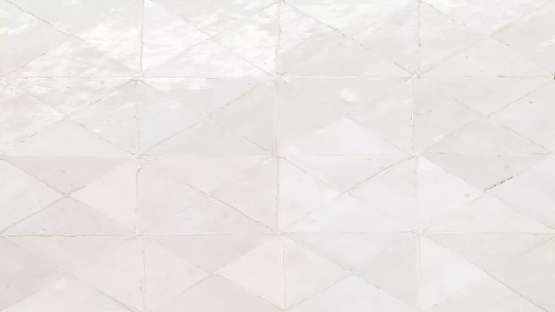 Zagora Triangle Glossy Zellige Mosaic Tile In Blanc material