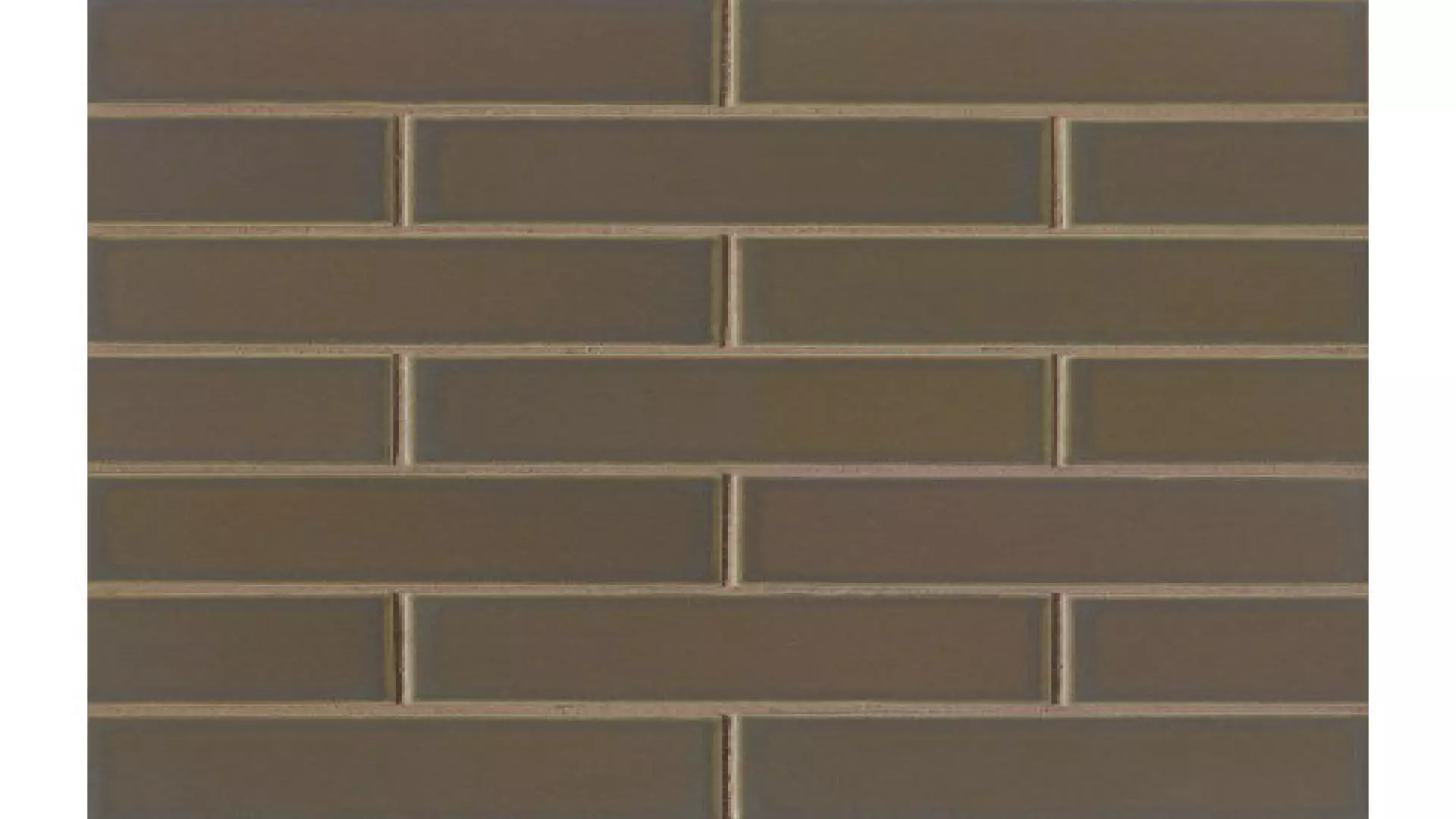 Zenia 2" X 6" Matte Porcelain Floor & Wall Mosaic In Umbra material