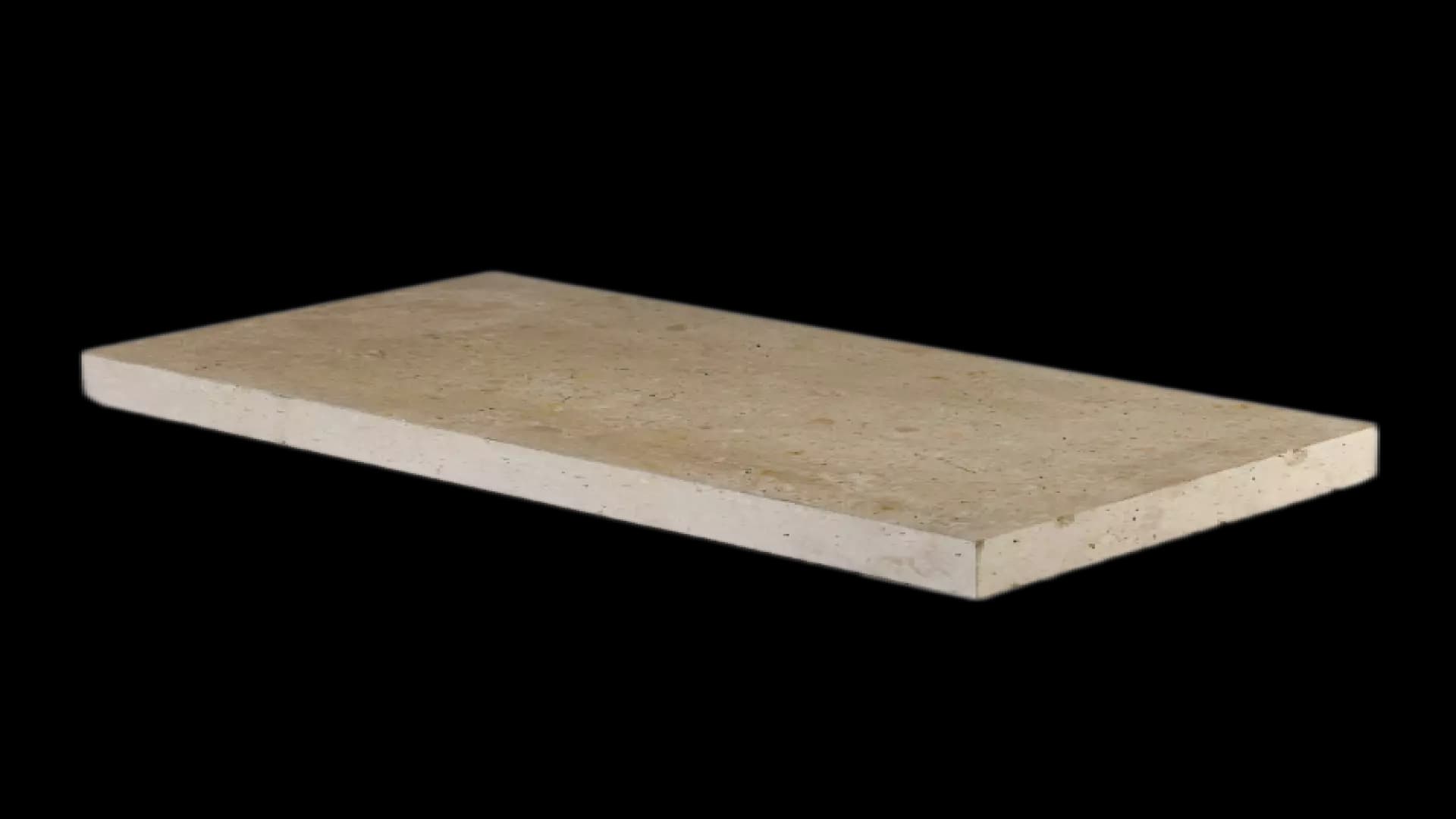 Durango 12" X 24" Tumbled Travertine Pool Coping - 5Cm Eased Edge material