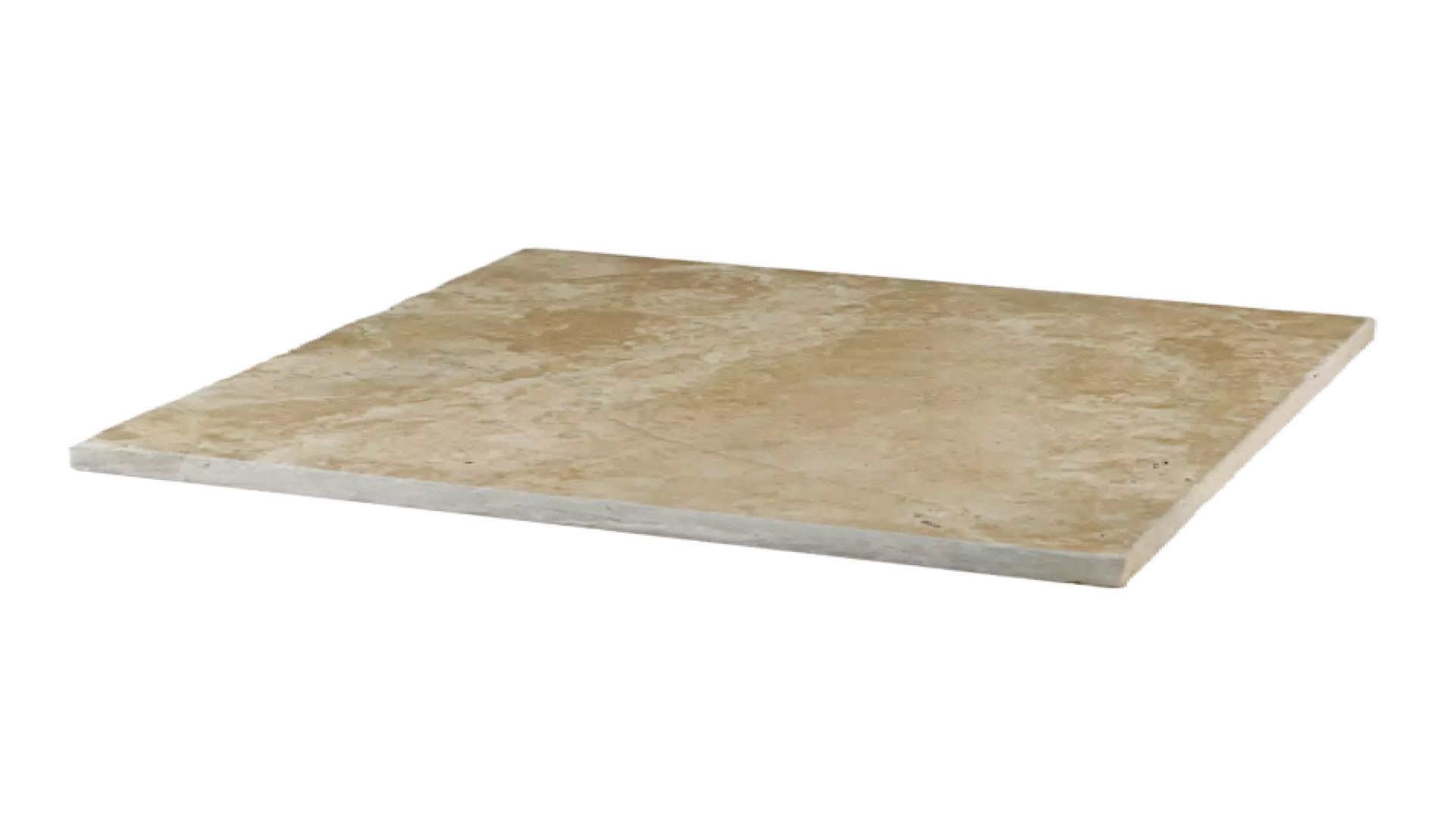 Durango 24" X 24" Tumbled Travertine Paver - Square Edge material