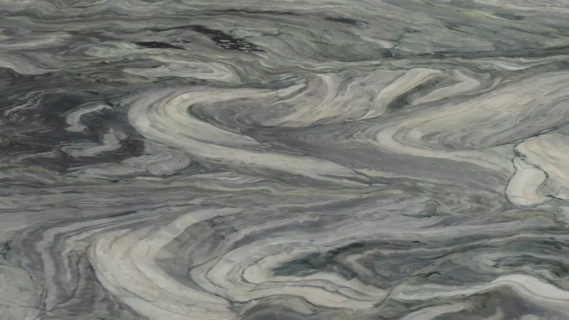 Explosion Blue Polished Quartzite In 2 cm material