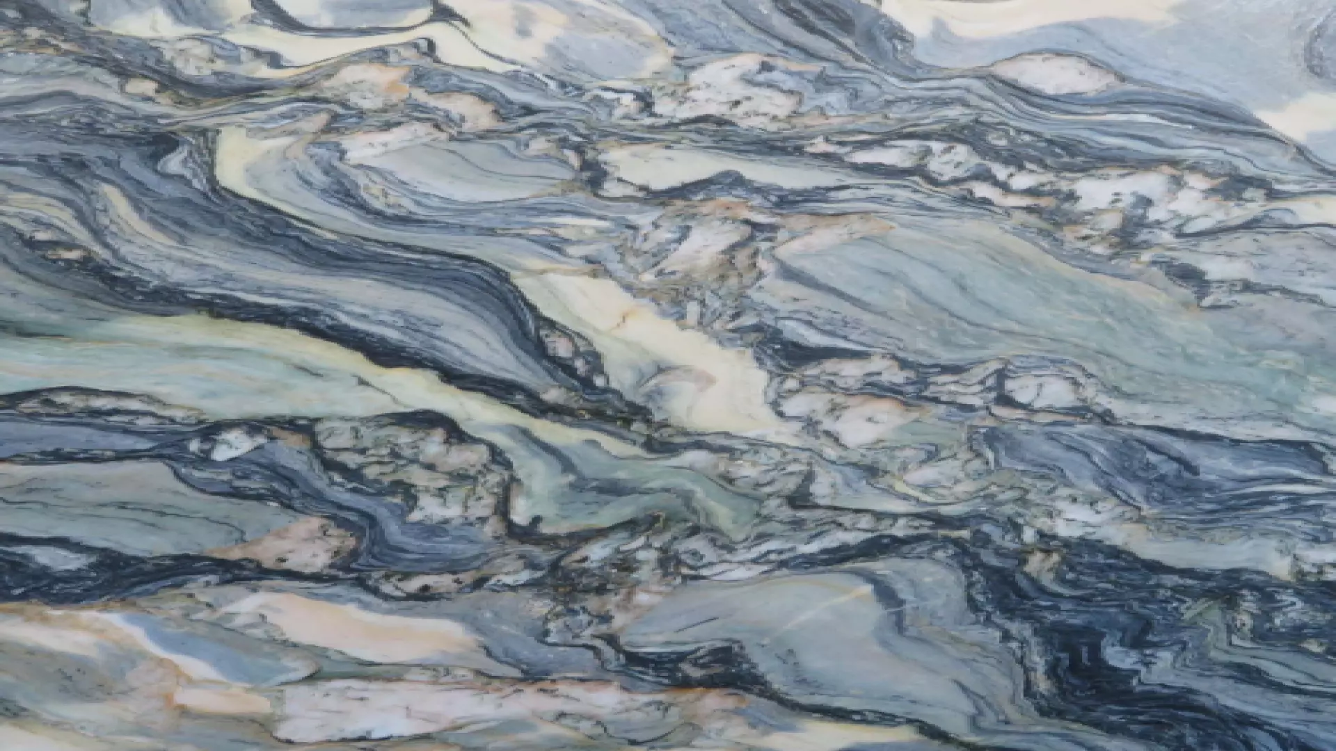 Ocean Fantasy Polished Quartzite In 2 cm material