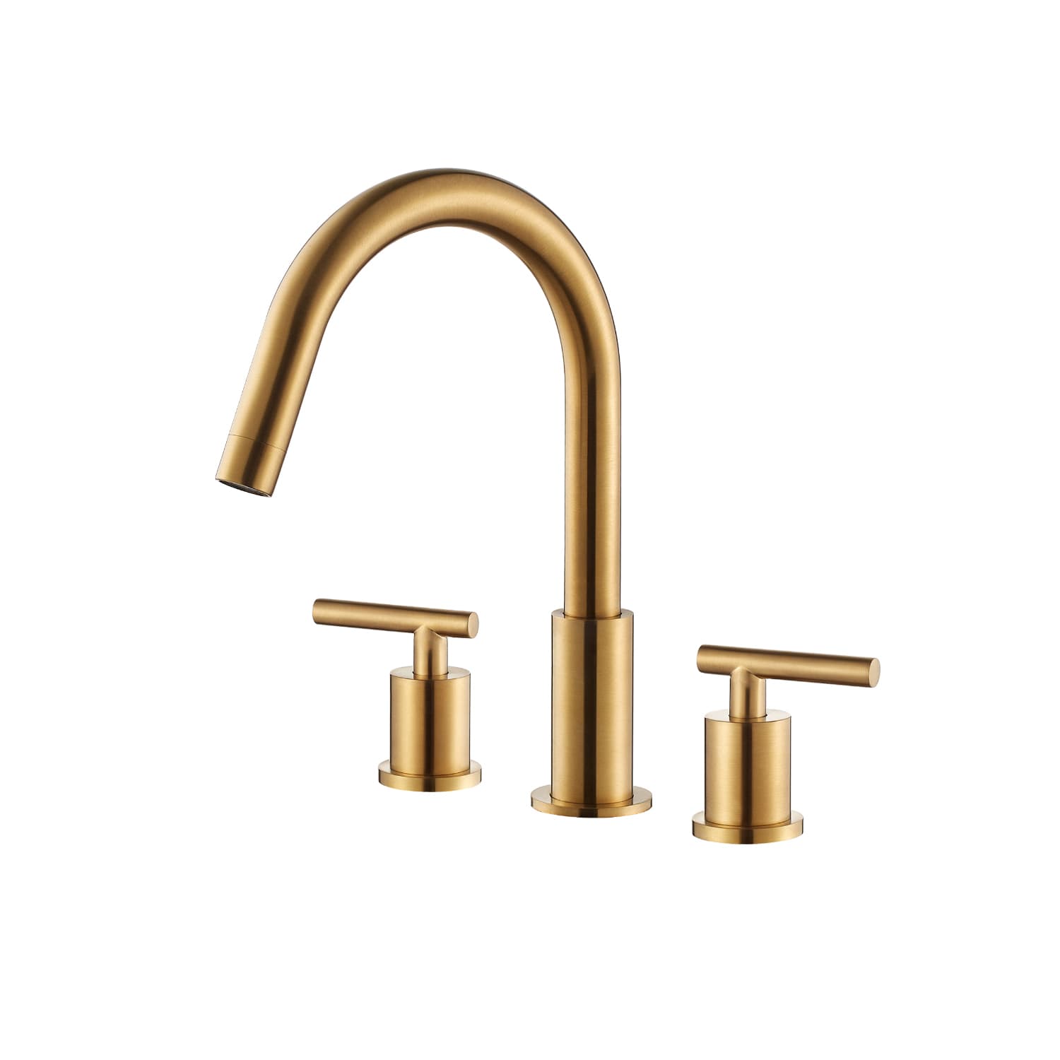 Vinnova Lodosa Widespread Brushed Gold Bathroom Basin Sink Faucet material