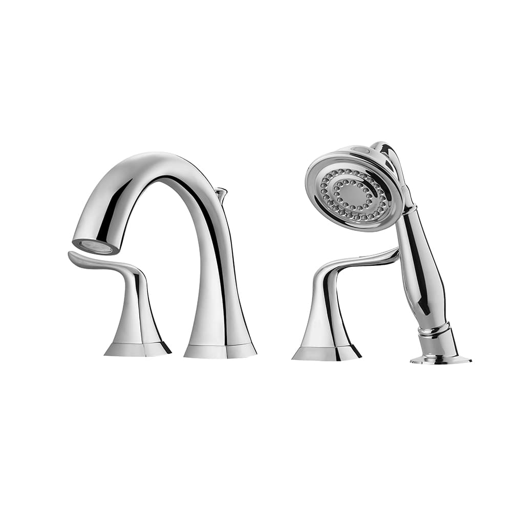 Claudius Roman Tub Faucet with Hand-Held Shower material