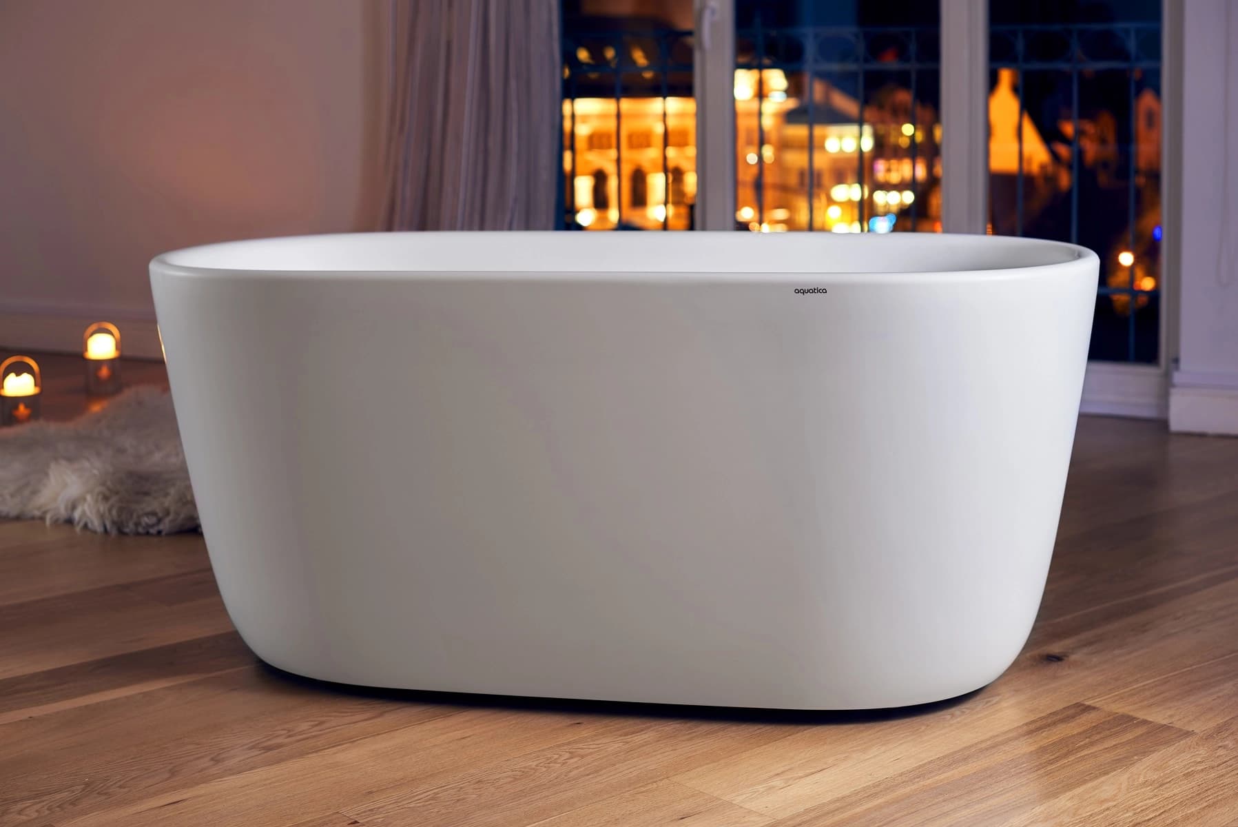 Lullaby-Mini-Wht™ Freestanding Solid Surface Bathtub material