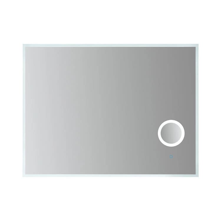 Moderna 48x36 inch LED Mirror with built in 3x Magnifying Mirror, Memory Dimmer and Defogger material
