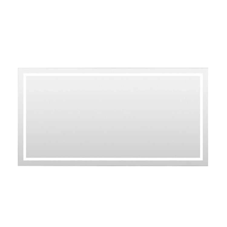 Miramar 70x36 Lighted Mirror with Dimmer and Defogger, Wall Switch Direct material