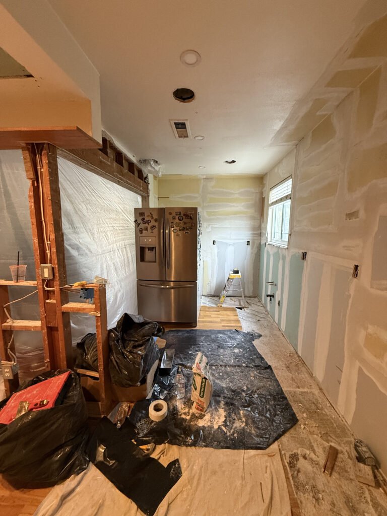 Before photo of outdated kitchen prior to remodel in La Habra